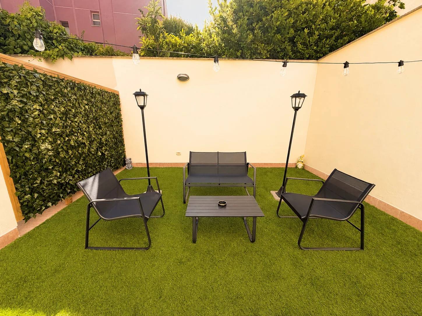 Dettaglio del giardino riservato di Del Console